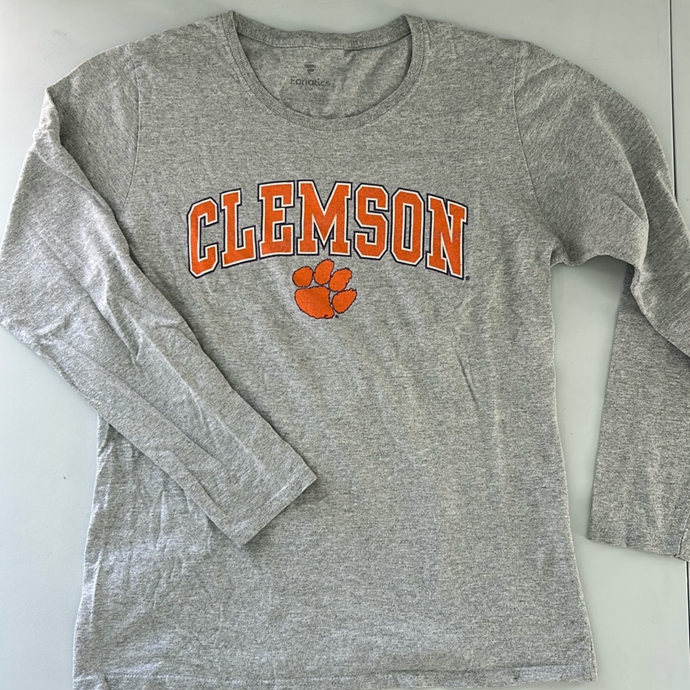 Clemson long sleeve t-shirt, Med, from Fanatics